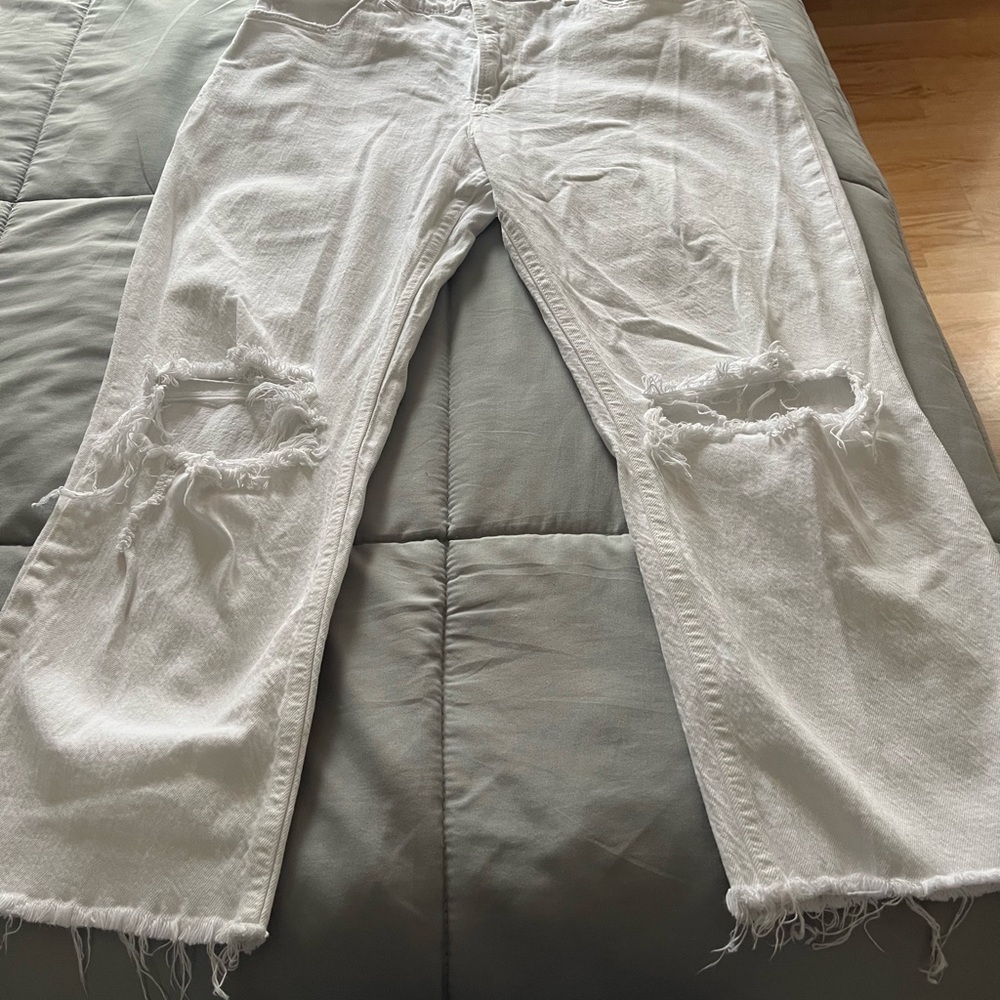 Abercrombie & Fitch Ultra High Rise Ankle Straight jeans